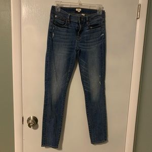 J. Crew Distressed Skinny Jeans